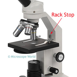 High School Microscope Rack Stop