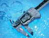Waterproof measuring calipers