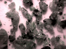 Microscope image of granite, 10x