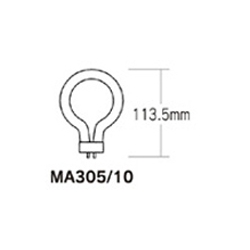 Ring Fluorescent Bulb, Warm White MA305-10