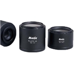 Motic SM7 CMO Stereo Microscope Plan Achromat Objective Lenses: 0.5x, 1x, 2x