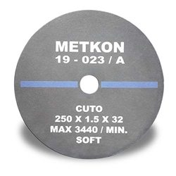 Metkon CUTO-S Abrasive Cut-Off Wheel for Hard Steels and Ferrous Materials 19-023/A and 19-043/A