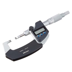 Mitutoyo Digital Blade Micrometer 0-25mm with 4mm Carbide Tipped Blade