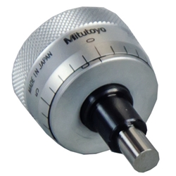 Mitutoyo Large Thimble 1.14" Diameter Measuring Micrometer Head 0-0.25"