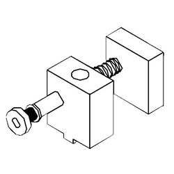 Metkon Spring Loaded Vise Assembly for Abrasive Cut-off Machines