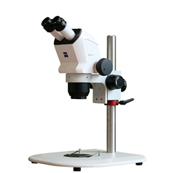 Zeiss Stemi 508 Stereo Zoom Microscope on Ergonomic Post Stand