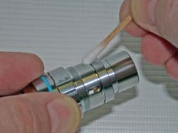 Objective optical cement