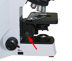 Microscope Condenser Adjustment Knob