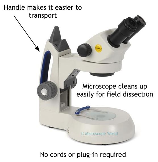 field cordless microscope
