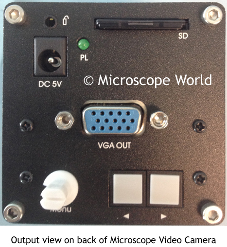 video camera for digital microscope