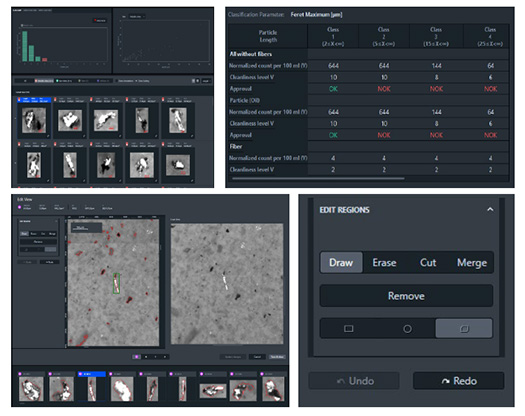 ZEISS Technical Cleanliness Analysis Microscope Software