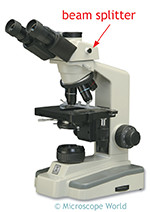 Microscope beam splitter.
