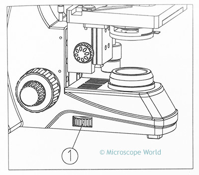 Microscope Light Intensity Adjustment