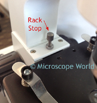 Microscope Rack Stop
