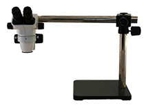 Stereo zoom boom microscopes.