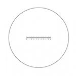 Ruler Reticle 10mm - 100 Divisions