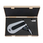 Mitutoyo Digital Sheet Metal Micrometer 0-1" / 0-25.4mm Spherical Anvil Flat Spindle 389-361-30
