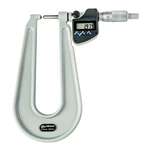 Mituotyo Digital Sheet Metal Micrometer 0-25mm, Spherical Anvil and Spindle 389-271-30