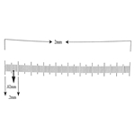 Reticle Reticle Rulers 5mm 10mm