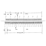 Ruler reticle