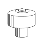 Mitutoyo diamond tipped spot anvil