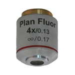 Plan Semi-Apochromat 4x Microscope Objective Lens