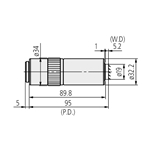 Mitutoyo 378-814-4 M Plan Apo LWD HR 50x