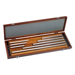 Mitutoyo Rectangular Steel Inch Gage Long Block Set, 8 Blocks