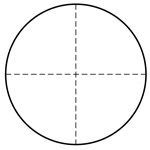 90 Degree cross-hair Reticle 176-126