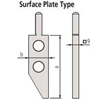 Mitutoyo 07CZA044 surface plate jaws.