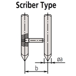 Mitutoyo 07CZA055 scriber jaws.