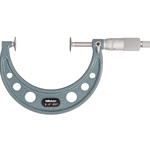 Mitutoyo 123-128 Vernier Disk Micrometer 3-4" Rotating Spindle