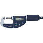 Mitutoyo 227-221-20 Digital Disk Micrometer 0-15mm Non-Rotating Spindle- Quickmike Type- Adjustable Measuring Force
