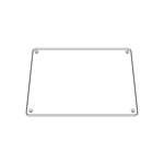 Prior Scientific Glass Plate for H105 Stages H227