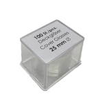 Round High Performance Cover Glass Qty 100