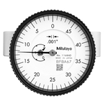 Mitutoyo Dial Indicator Depth Gage 0-8", 2.5 Inch Base with Back Plunger, 0.2" Stroke