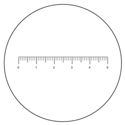 Eyepiece Micrometer - Line 25mm Diameter