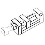 Metkon Fastener Vise for Cut-off Machines