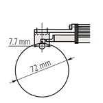 Mitutoyo Surftest V-Type Adapter