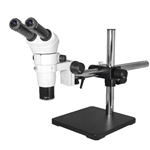 Common Main Objective Stereo Zoom Microscope 8x-80x on Boom Stand