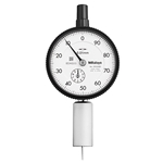 Mitutoyo Dial Indicator Depth Gage 0-10mm, Needle pt, Round base Ø16mm