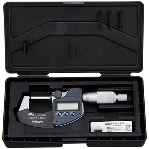 Mitutoyo Digimatic Spherical Face Micrometer 25 to 50mm BMD-50MX Made in JAPAN 