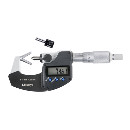 【初売り】 Mitutoyo 314-251-30 3 1-15mm Micrometer V-Anvil Digimatic 管楽器・吹奏楽器