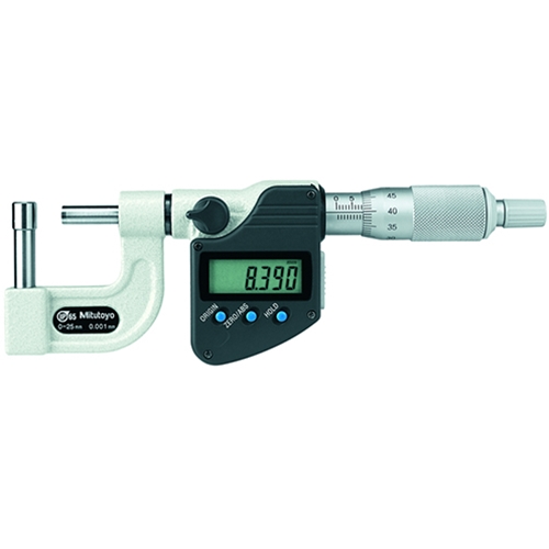 Mitutoyo Digital Tube Micrometer 0-25mm with Cylindrical Anvil Type D