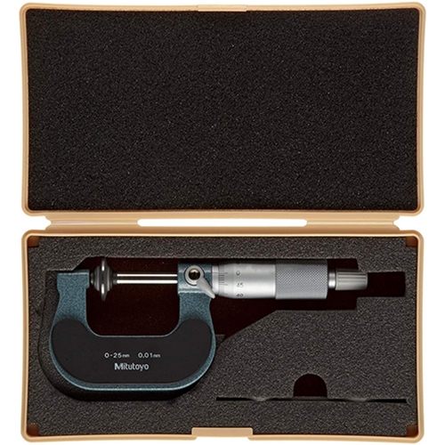ミズノ DiosProX Mitutoyo 123-113 Vernier Disk Micrometer 0-25mm Rotating