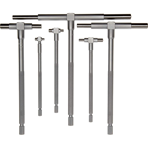 Steel 6pc Telescoping Gauge Set Telescopic Measuring Tools Gages Micrometers Kit 