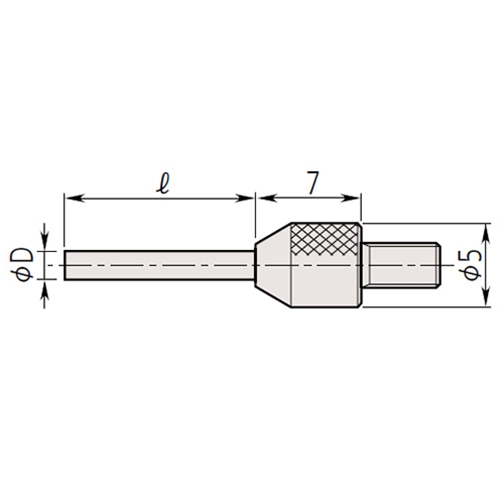 Mitutoyo Carbide 1.5mm Needle Point Stylus for Mu Checker Mitutoyo Carbide 1.5mm Needle Point Stylus for Mu Checker