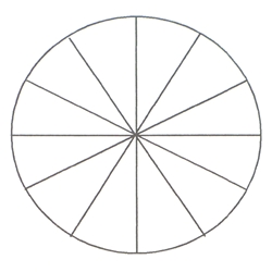 KR303A 30 degree increment reticle