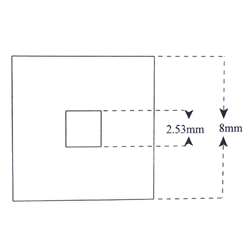 Concentric Squares Reticle KR813