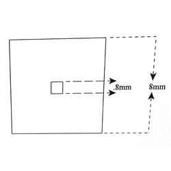 Concentric Squares Reticle KR816